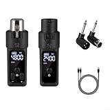 EpheyFIF 2,4 G kabelloses Mikrofonsystem, 30,5 m Reichweite mit...