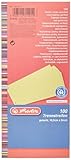 Herlitz 10843613 Trennstreifen, 100-er Packung, Gelb