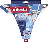 Vileda Profi Fensterwischer 2in1, Fensterabzieher und Einwascher mit...