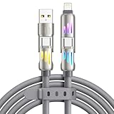 RAVIAD Multi USB Kabel 4 in 1 Universal Ladekabel [1.2M] 240W USB...