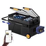 BougeRV CRD2 40L Kompressor Kühlbox mit Akku 173Wh, Akku Kühlbox Dual...
