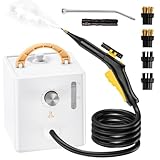 Handdampfreiniger mit 1000 ml Wassertank, 2500 W Hochdruck-Dampfreiniger, 3...