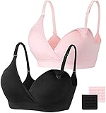 HBselect 2 Pcs Schwangerschafts Still BH Nahtloser Still-BH mit...