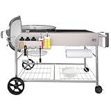 GFTIME Edelstahl Grilltisch Grillwagen für Weber 47cm & 57cm Original...