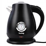 Huslog Retro Wasserkocher 1,7 L aus Edelstahl, 2200 W, mit...