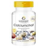 Calciumcitrat - 300mg Calcium pro Tablette - 90 Tabletten - vegan | Warnke...