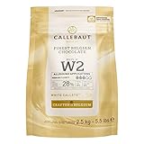 CALLEBAUT Receipe No. W2 - Kuvertüre Callets, Weiße Schokolade, 28%...