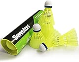 Senston Badminton Bälle 6 Stück Nylon Federball Indoor Outdoor...