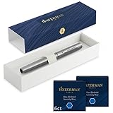 Waterman Allure Füller | Edelstahl | Füllfederhalter Feine Spitze | mit...