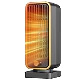 Heizlüfter Klein Energiesparend - 900W Leiser Elektrischer PTC Keramik,...