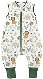 Chilsuessy Baby Schlafsack mit Füßen 1.5 Tog Ganzjahres Schlafsack...