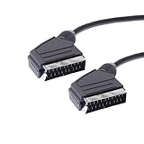 SCART-Kabel 2m - Scart-Stecker auf Scartstecker - 21-Polig - AV Kabel -...