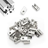 LINTRA 50 Stück Nutensteine M6 mit Kugel, Nut 10 T Nutensteine, 45-Serie...