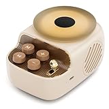 COLSUR Retro Bluetooth Lautsprecher, 10W Mini Lautsprecher mit Nachtlicht,...