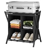 Garden 4 you Kofferständer Klappbar, Gepäckablage, Kofferständer,...