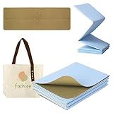 Enssy Reise-Yogamatte, faltbar, klein, 173 x 61 cm, 0,4 cm, mit...