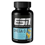 ESN Omega-3, 60 Kapseln, hochdosiertes EPA & DHA, 1200 mg EPA & 900 mg DHA...