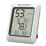 ThermoPro TP50 digitales Thermo-Hygrometer Innen Thermometer...
