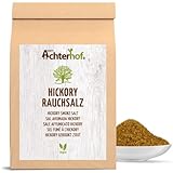 Hickory Rauchsalz 500g | mit exquisitem Raucharoma | American Barbecue Salz...