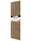 wohnartig® Akustikpaneele Spazio - 260 cm x 54 cm* set - (set = 2 Stück...