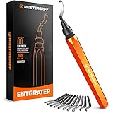 MEISTERGRIFF® Entgrater [inkl. 11 Klingen] für Kunststoff (auch 3D...