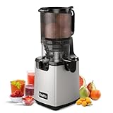 Fretta Slow Juicer Entsafter Gemüse und Obst Testsieger, 250W Edelstahl...