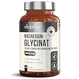 Magnesium Glycinat Kapseln 180, 1500mg Magnesium Glycinat Pure, Magnesium...