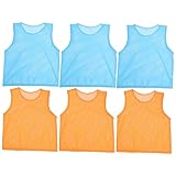CORHAD 6 Stück Teiliges Atmungsaktive Trainingswesten aus Polyester...