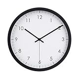 Amazon Basics Klassische 30 cm Leicht Ablesbare Lautlose Batteriebetriebene...