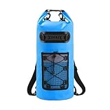 Schwimmender wasserdichter Trocken-Rucksack, 20 l, PVC, Drifttasche für...
