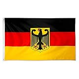 MOGADEE® Deutsche Adlerflagge, Deutsche Flagge mit Adlermuster, 90*150cm ,...