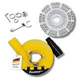 FANZTOOL 3.Generation Absaughaube für Winkelschleifer inkl. 125 mm...