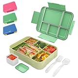 bumpli Lunchbox Gourmet – Brotdose Kinder mit Fächern, Ideal für...