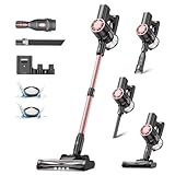 Vexilar Akku Staubsauger 45000Pa/ 50Mins/ 450W, 6-in-1 Staubsauger Kabellos...
