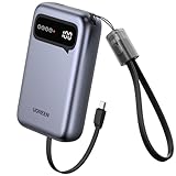 UGREEN Power Bank, 20000mAh Powerbank 22.5W Max mit 2 integriertem USB-C...