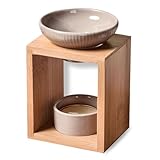 Zen'Arôme - Duftlampe Birdy Schwarz - Duftwachs-Brenner - Diffuser für...