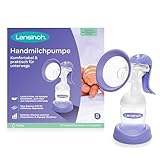 Lansinoh Handmilchpumpe - manuelle Milchpumpe für sanftes und effektives...