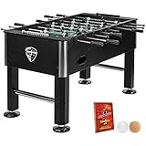 TUNIRO Tischkicker Basic/Pro, vormontiert, BTFV Zertifiziert, 4...