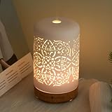 Earnest Living Aroma Diffuser für Ätherische Öle 100 ml - Weißer...