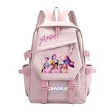 KPop Demon Hunters Schulrucksack, Backpack mit Rumi/Mira/Zoey Design, Coole...