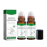 Castorglo Organic Golden Castor Oil Roll-On, Organic Castor Oil Roll on,...