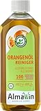 AlmaWin Öko Orangenöl-Reiniger 500ml, fettlösend, Konzentrat, über 100...