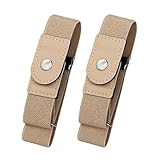 Schnallenlose Gürtel für Damen Herren - Elastischer Unsichtbarer...