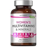 Multivitamin Tabletten Frauen | 180 Vegetarische Tabletten | Hochdosiert...