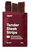 Vilgain Getrocknete Steakstreifen BIO – 25 g, 98,5% hochwertiges...