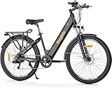 Eleglide T1 Step-Thru E-Bike, Elektrofahrrad 27.5'' Trekkingrad E-Cityrad...
