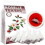 100% Natural Roselle Tea Bag, 150g/5.29oz (3g*50bags)...