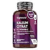 Kalium Tabletten - 1460mg pro Portion - 180 Stück & Vegan - Muskelaufbau &...