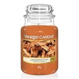 Yankee Candle Duftkerze im Glas (groß) | Cinnamon Stick | Kerze mit langer...