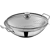 WMF Party Taiwan Wokpfanne Induktion 36 cm, Wok mit Deckel und...